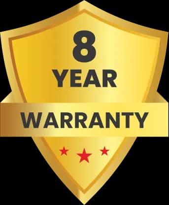 8 year warranty