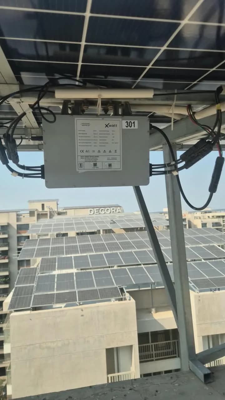 Micro inverter installations across India — Xwatt installation photo 1