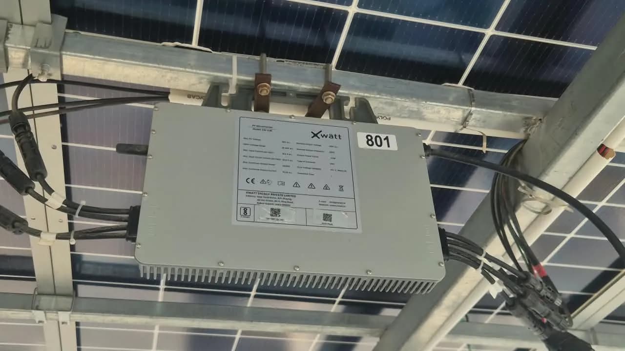 Micro inverter installations across India — Xwatt installation photo 2