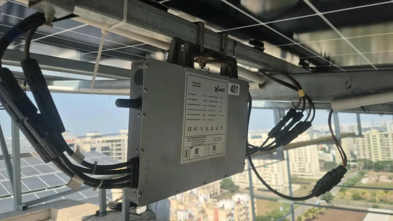 Micro inverter installations across India — Xwatt installation photo 4