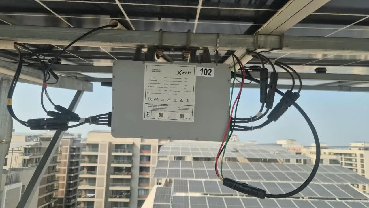 Micro inverter installations across India — Xwatt installation photo 6