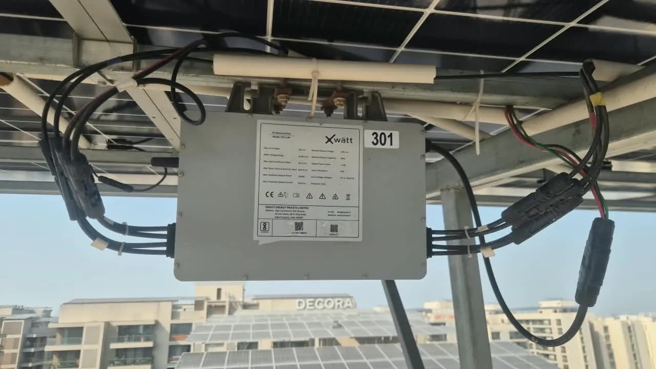 Micro inverter installations across India — Xwatt installation photo 7