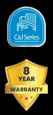 C&I Series, 8 year warranty